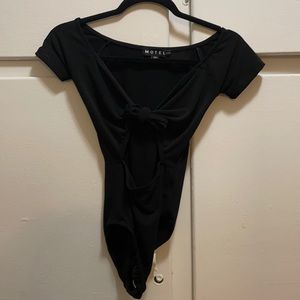 Motel Rocks black tie body suit